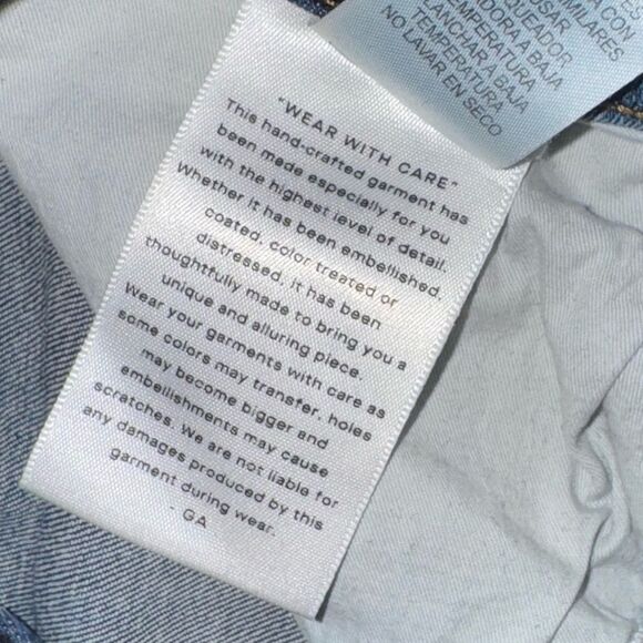 Good American Blue Skinny Jeans Women’s Size 10/30 Mid Rise Stretch Denim - Picture 5 of 10